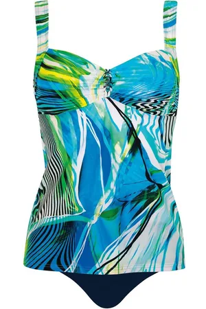 Sunflair Dames tankini – blauwgroen – zonder beugel – Xtra Life Lycra