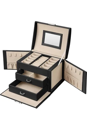 Merkloos Elegante Sieradendoos - Modern Design - Voor Thuis en Op Reis - 1 stuk