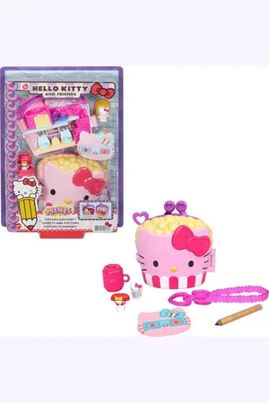 Merkloos Compacte Speelset voor Slaapfeestje met Minifiguren en Accessoires voor Kinderen vanaf 4 Jaar