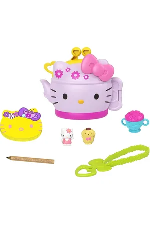 Merkloos Compacte Theekransset met 2 Minifiguren en Accessoires voor Kinderen vanaf 4 Jaar