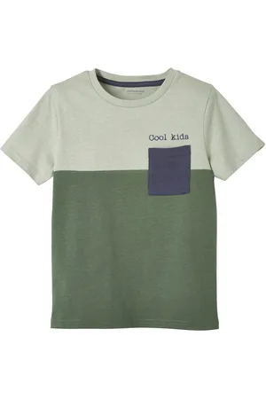 Vertbaudet Colorblock jongensshirt met korte mouwen