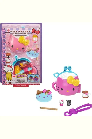 Merkloos Warme Chocolademelk Kampeerset met Minifiguren en Accessoires voor Kinderen