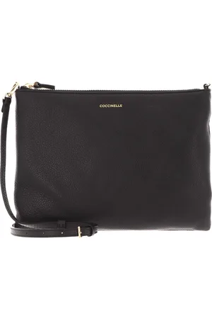 Coccinelle Leren Schoudertas Best Crossbody Bag Zwart