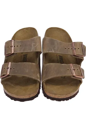 Birkenstock Arizona Tabacco Bruine Slipper Narrow Fit