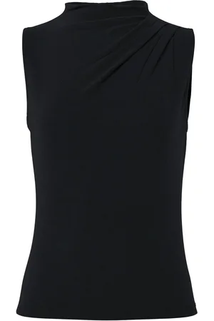 Pieces® Top Pcmadison Sl Draped Top Noos Bc 17151143 Black Dames