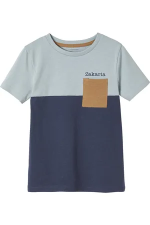 Vertbaudet Colorblock jongensshirt met korte mouwen