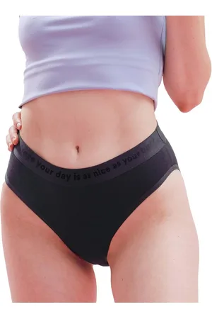 Merkloos Menstruatie Ondergoed voor Vrouwen - Absorberende Biologische Katoenen Period Panty