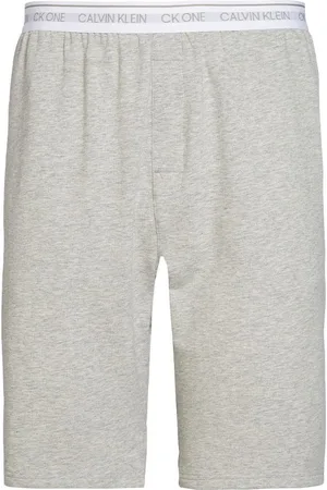 Calvin Klein Calvin Klein CK ONE Lounge short - heren lounge joggingbroek kort - middeldik - melange
