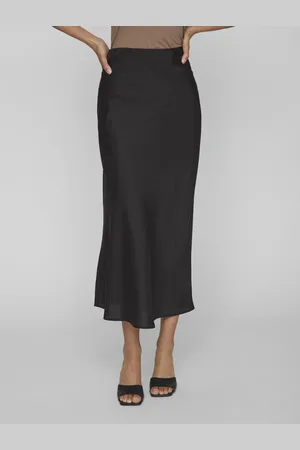 VILA VIELLETTE HW MIDI SKIRT - NOOS - Dames - Rokken