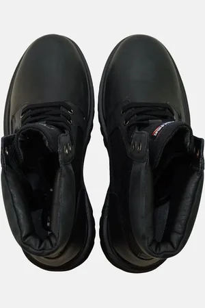 Blauer Schnürstiefel BUXTON Stiefelette