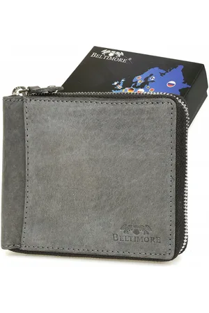 Beltimore RFiD nubuck lederen grote horizontale portemonnee