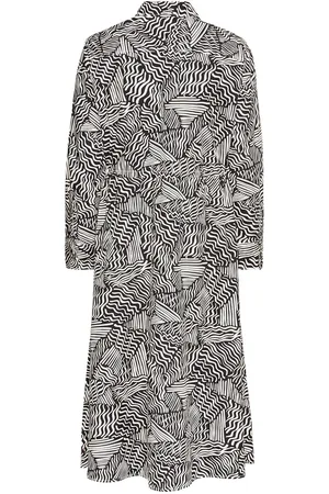 Camel Active Lang overhemdjurk met all-over print
