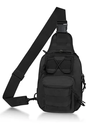 Merkloos Tactische schoudertas voor heren - Anti-diefstal crossbody sling bag