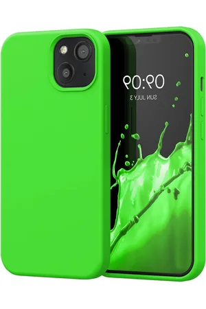 Merkloos Zachte Case voor Apple iPhone 13 - Limoengroen Smartphone Hoesje - Compatibel en Beschermend