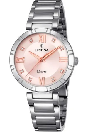 Festina F16936/C Mademoiselle - polshorloge - Staal - Zilverkleurig - Ø 32,5mm
