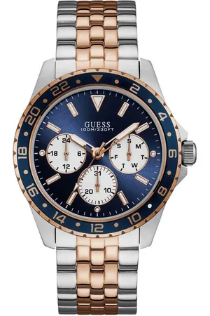 Guess ODYSSEY Heren Horloge 44 mm - Zilverkleurig