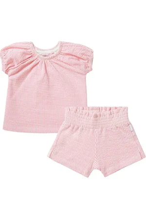 Noppies Baby set: Shirt Claremont en Shortje Centralia Camelia Rose maat 74