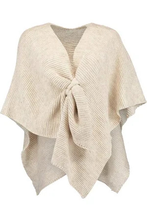 Bomont Dit stijlvolle poncho van , perfect voor casual gelegenheden, heeft een effen patroon en een comfortabele pasvorm