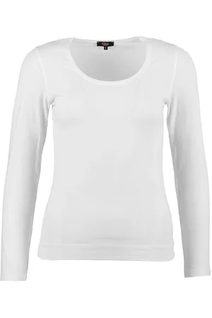 Enjoy Het Basis Lange Mouw shirt is een veelzijdig en comfortabel kledingstuk