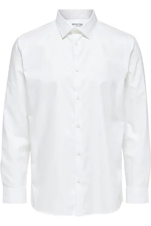 SELECTED Het Overhemd slimmethan classic van is een stijlvol business overhemd met een spreidkraag en knoopsluiting