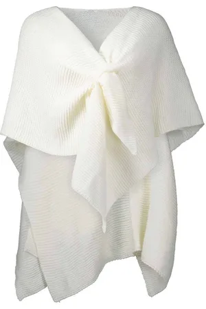 Bomont Dit stijlvolle poncho van , perfect voor casual gelegenheden, heeft een effen patroon en een comfortabele pasvorm