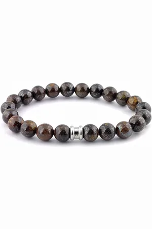 Steel & Barnett Armband Stones Basic Bruin