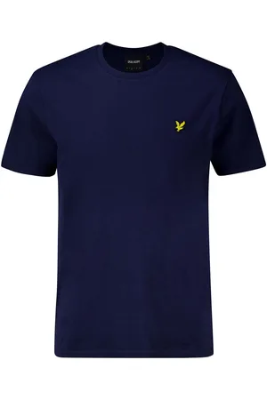 Lyle & Scott Het Plain T-shirt van Lyle&scott is een casual heren t-shirt met een ronde halslijn en korte mouwen
