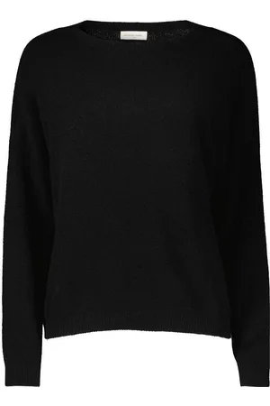 Bomont Deze casual trui van , met een effen patroon en lange mouwen, biedt een comfortabele loose fit
