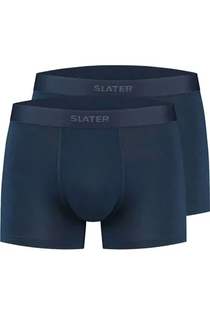 Slater Boxershorts 2-pack Bamboo Donkerblauw