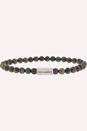 Steel & Barnett Armband Stones