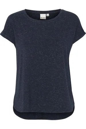 Ichi Het T-shirt Rebel van is een casual dames T-shirt gemaakt van katoen