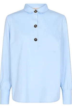Freequent Blouse Flynn van is een stijlvolle dames blouse met een minimalistisch design