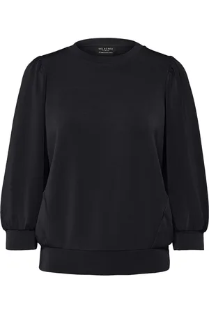 SELECTED In dit sweatshirt Tenny van Selected komen fashion en functie daadwerkelijk samen