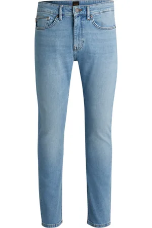 HUGO BOSS Slim-fit jeans Delaware in een felblauwe tint, van BOSS Menswear