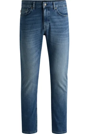 HUGO BOSS Mid-washed jeans Delaware in een slim-fit, van BOSS Menswear