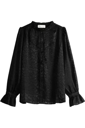 POM Amsterdam De Blouse Hearts van , met lange mouwen, is een stijlvolle blouse voor dames