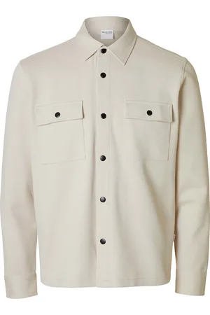 SELECTED Het Overshirt Jackie van is een stijlvol heren overshirt gemaakt van katoen
