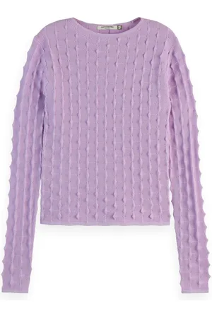 Scotch&Soda De Pullover Textured Stitch van is een stijlvolle toevoeging aan je garderobe