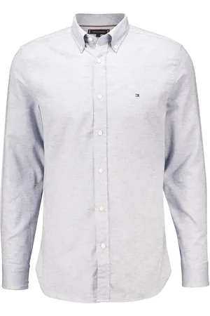 Tommy Hilfiger Het Overhemd Solid van is een stijlvol business overhemd met een button down kraag