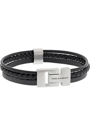 Steel & Barnett De Leather Bracelet Casual Cole van is een stijlvol accessoire in de categorie heren sieraden