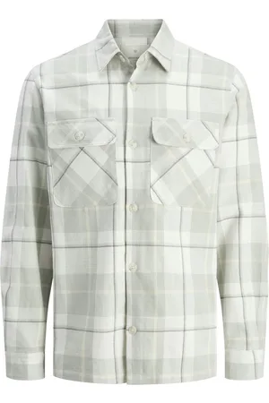 JACK & JONES Overshirt Craymond Spring Check van is een casual heren overhemd, gemaakt van katoen