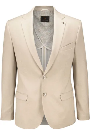 Zuitable De Blazer Dinick van is een stijlvolle heren blazer met een effen patroon en lange mouwen