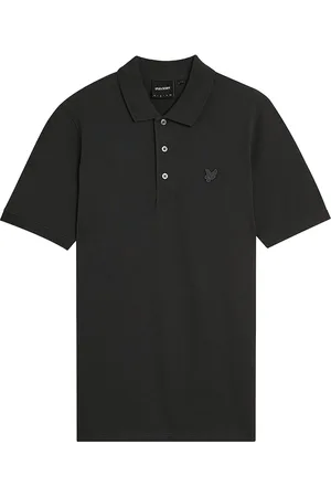 Lyle & Scott De polo van Lyle&scott is een stijlvolle heren polo met een opstaande kraag en polokraag, korte mouwen en een regular fit