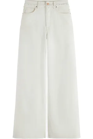 Scotch&Soda Jeans The Wave van biedt een stijlvolle uitstraling met wijde pijpen en vijf handige zakken