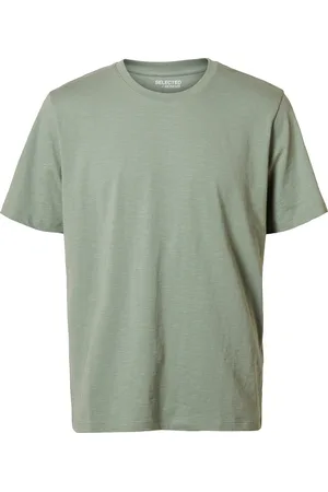 SELECTED Het T-shirt Aspen van is een casual heren T-shirt, gemaakt van comfortabel katoen