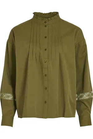 VILA De Blouse Ulle Lace van is een stijlvolle dames blouse lm