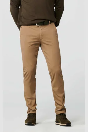 Meyer De Chino Bonn van is een stijlvolle heren chino met een effen patroon, ideaal voor zakelijke gelegenheden
