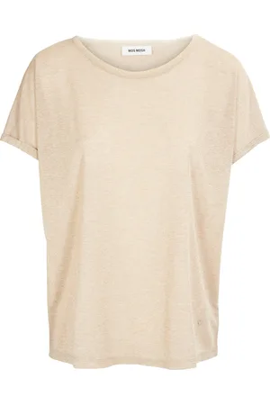 Mos Mosh Het T-shirt Kay van is een casual dames t-shirt met een ronde halslijn en een relaxed pasvorm
