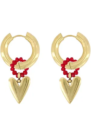 Zusss De oorbellen hanger goud hartje van zijn stijlvolle accessoires voor elke gelegenheid