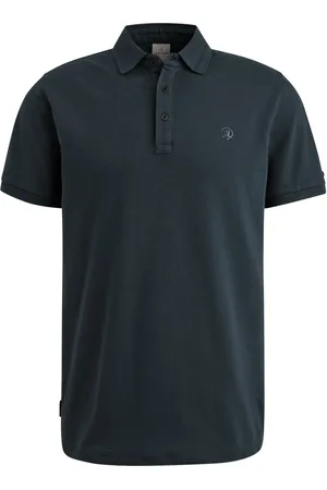 Cast Iron De polo is een stijlvolle heren polo met een button down kraag en ribgebreide mouwboorden